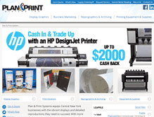 Tablet Screenshot of planandprint.com